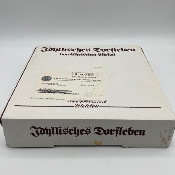 Seltmann Weiden Ankunft der Postkutsche Arrival of the Stagecoach Vintage Plate - Picture 6 of 6